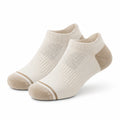 Sneakersocken 43-46 aus Textilstrick Beige für Alltag atmungsaktiv